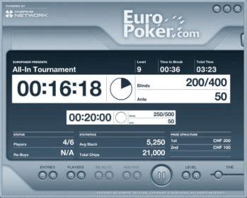 Poker Timer Europoker