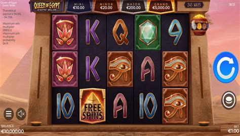 Queen Of Egypt Exotic Wilds Slot - Play Online