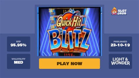 Quick Hit Blitz Blue Novibet