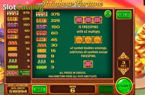 Rainbow Fortune 3x3 Betway