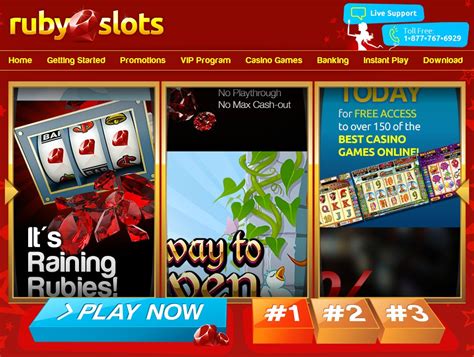 Ruby Slots Online Casino Revisao