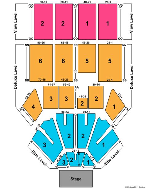 San Manuel Indian Casino Concerto De Estar Grafico