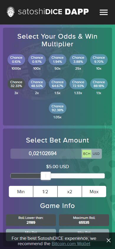 Satoshidice Dapp Casino Apostas