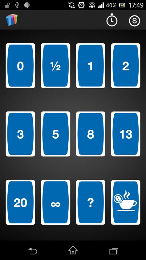 Scrum Planning Poker Android