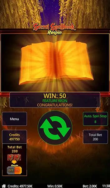 Secret Spellbook Respin Parimatch