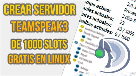 Servidor De Teamspeak Ilimitado Slots