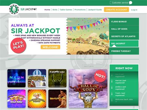 Sir Jackpot Casino Online