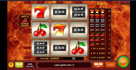 Sizzling Slots Livres 7s