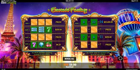 Slot Emerald Fantasy Scratchcard