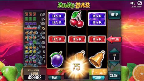 Slot Fruits Bar Pull Tabs