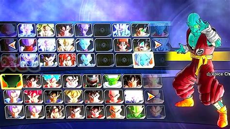 Slot Personaggi Dragon Ball Xenoverse