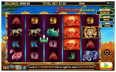 Slot Stellar Jackpots With Serengeti Lions