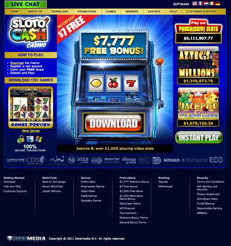 Sloto Cash Casino Download