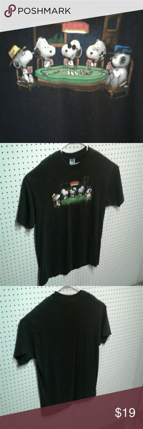 Snoopy Poker Camisa