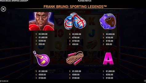 Sporting Legends Frank Bruno Slot Gratis