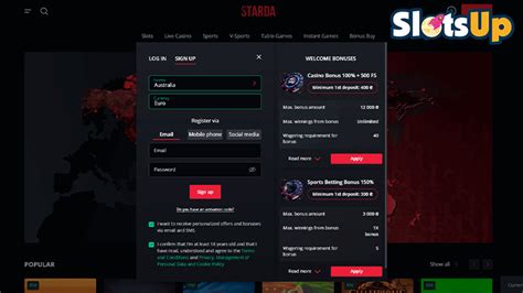 Starda Casino Login