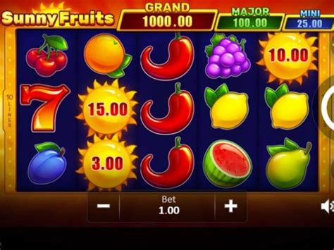 Sunny Fruits Slot - Play Online