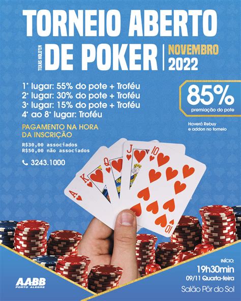 Texas Holdem Calendario Do Torneio