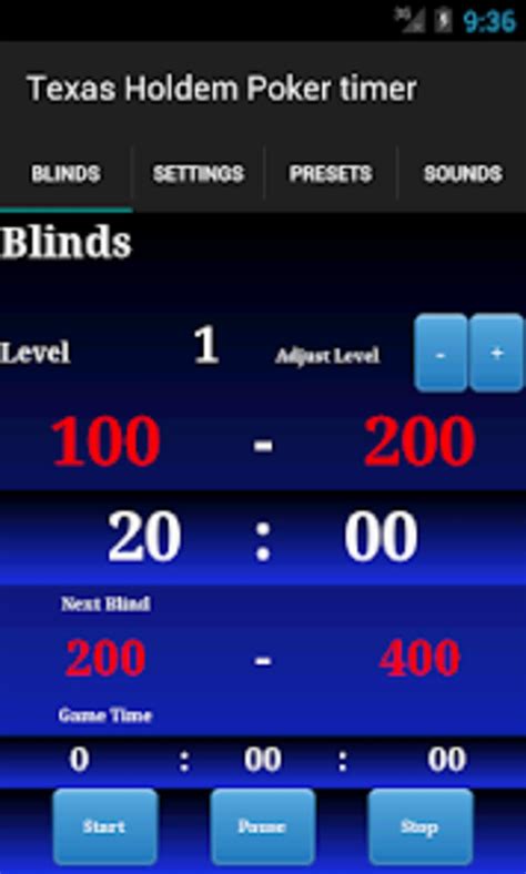 Texas Holdem Timer Android