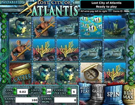 The Lost City Of Atlantis Slot Gratis