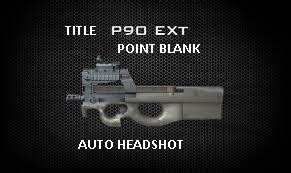Titulo P90 Headshot 2 Slot
