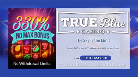 True Blue Casino Bonus