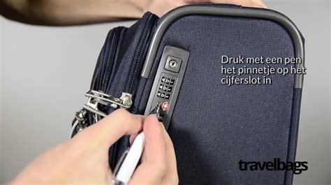 Tsa Cijferslot Instellen Samsonite