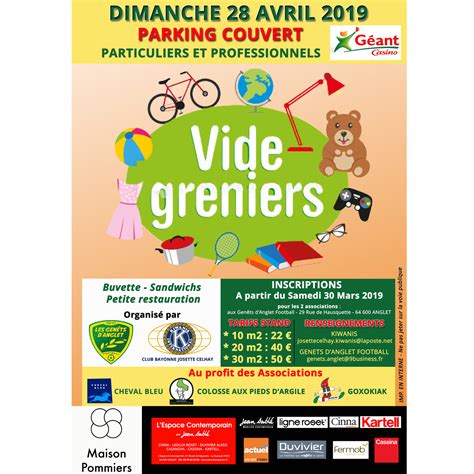 Vide Grenier Estacionamento Geant Casino Angers