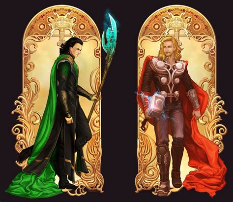 Viking Gods Thor And Loki Betano