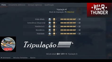 War Thunder Max Tripulacao Slots