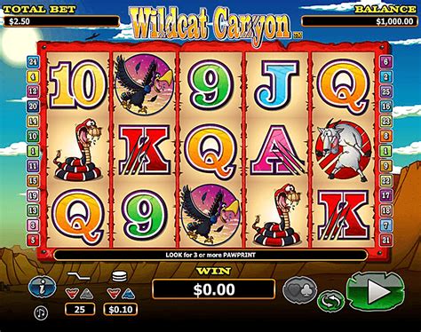 Wildcat Canyon Slot Gratis