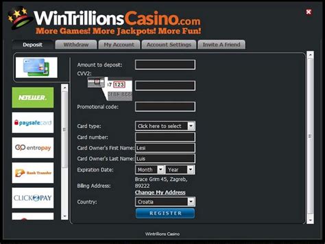 Wintrillions Casino Login