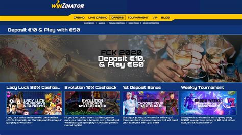 Winzinator Casino Codigo Promocional