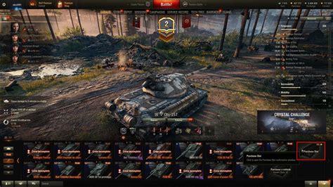 World Of Tanks Garagem Slot De Venda