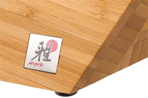 Zwilling J Um  Explosoes Miyabi 10 Ranhura De Bambu Bloco De Faca